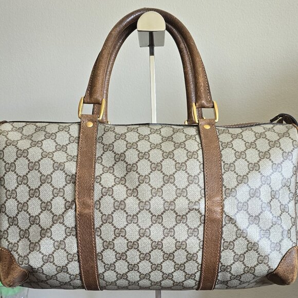 Authenticated Gucci Boston Handbag/Carryon ~ EVC ~ Vintage - Picture 1 of 16